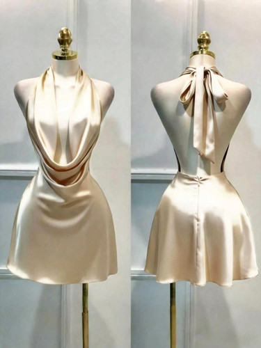 Mini abito elegante - , raso