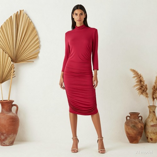 Arricciato vestito nly - arricciato, one