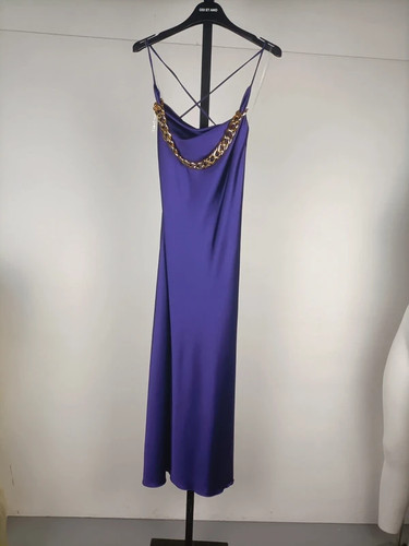 Abito satin nuovo con