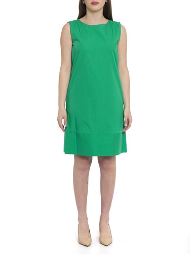 Abito cotone verde a - abito,