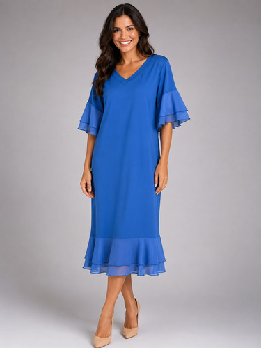 Abito donna elegante scollo - abito,
