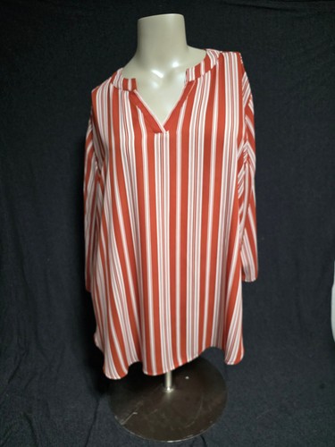 Camicia rossa righe est - camicia,