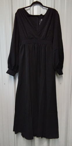 Maxi abito nero femme en - maxi,