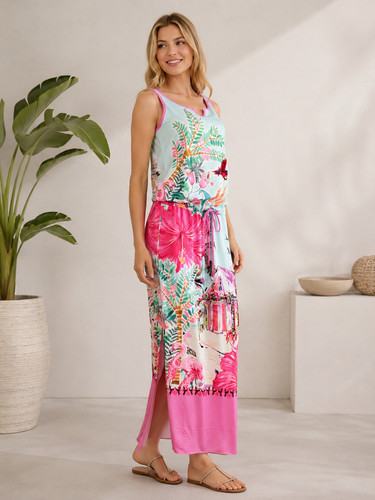 Missy maxi abito tropical - abito, "tropical