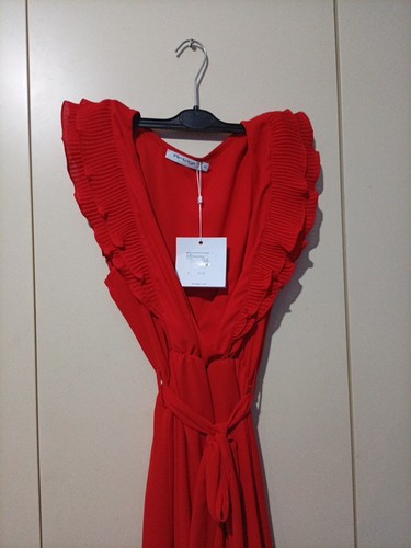 Abito artigli rosso con - artigli,